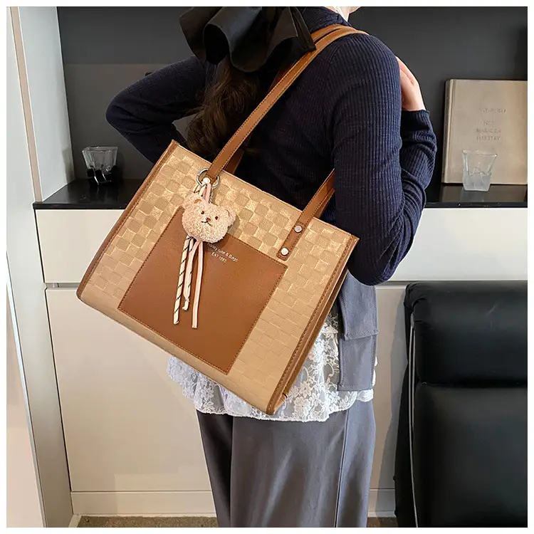 Women Pink Beige Textured Shoulder Bag 2025 — feature 37