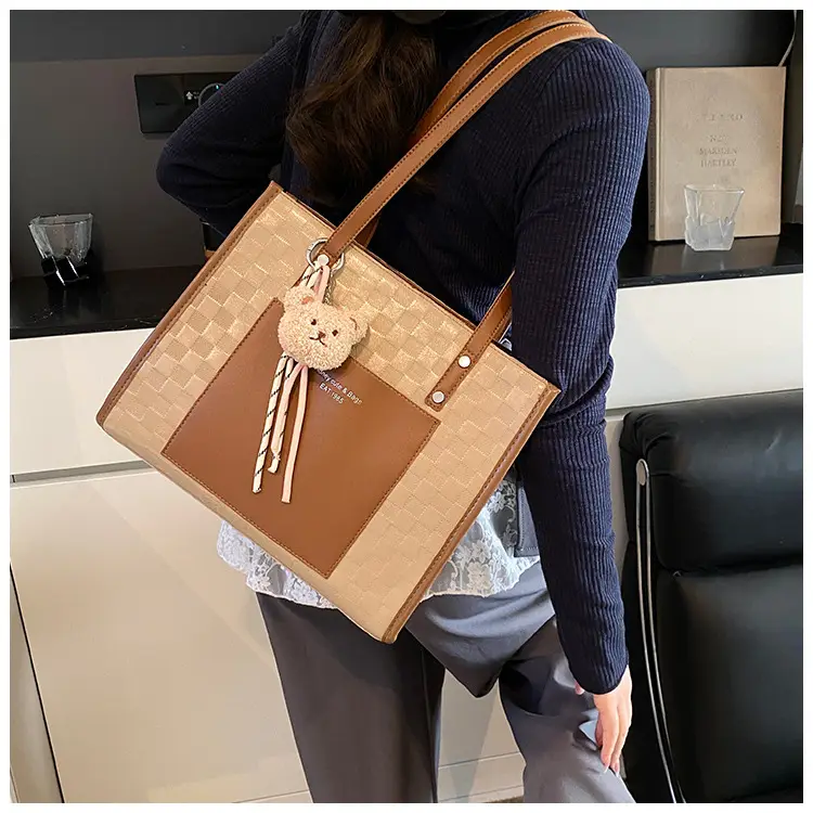 Women Pink Beige Textured Shoulder Bag 2025 — feature 38