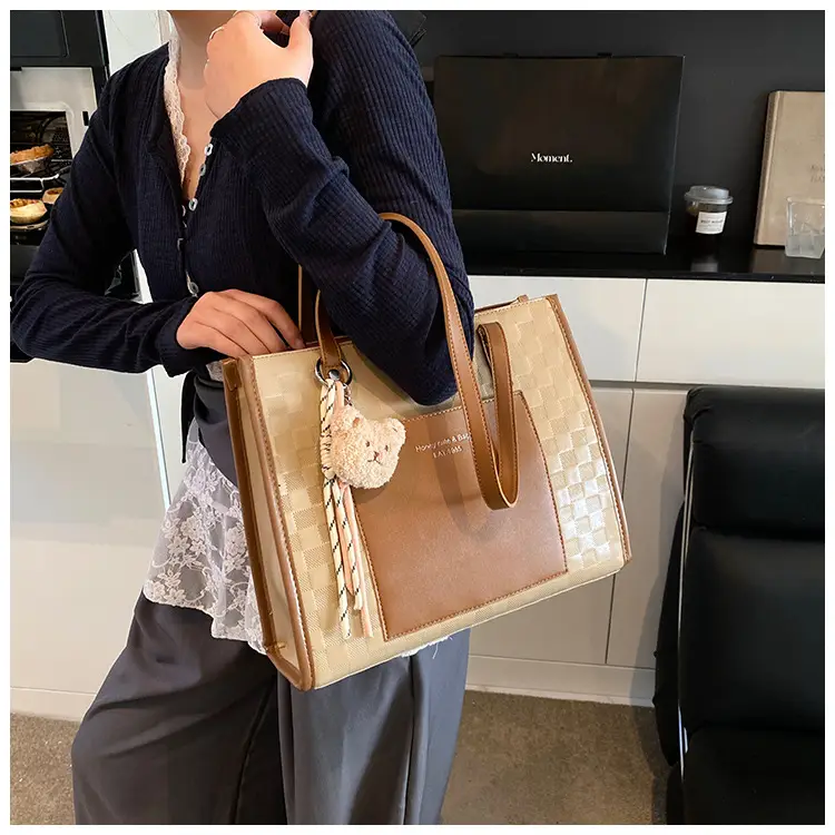 Women Pink Beige Textured Shoulder Bag 2025 — feature 41