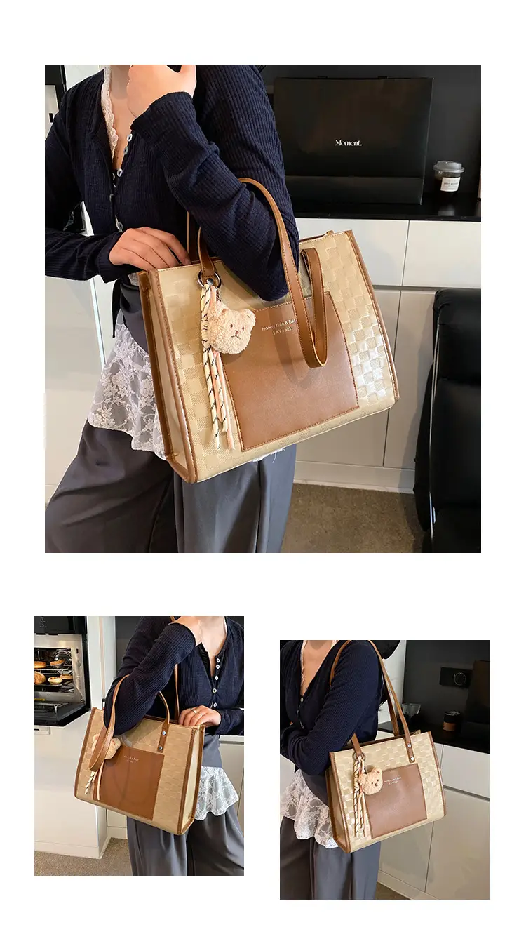 Women Pink Beige Textured Shoulder Bag 2025 — feature 8