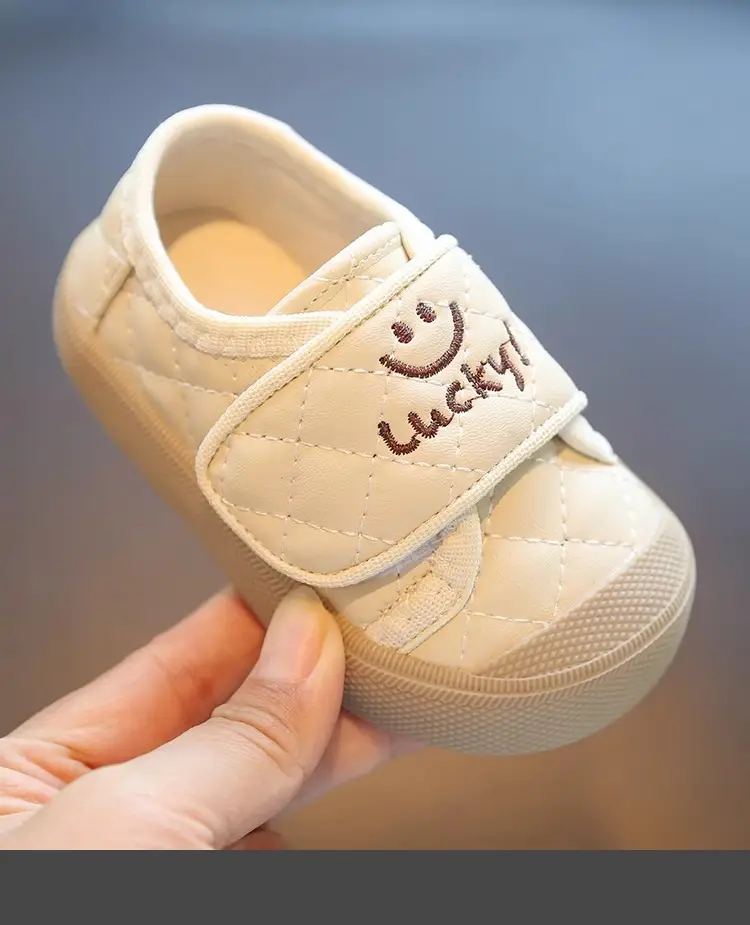 Baby Slippers Cream Soft Sole Toddler Shoes — feature 4
