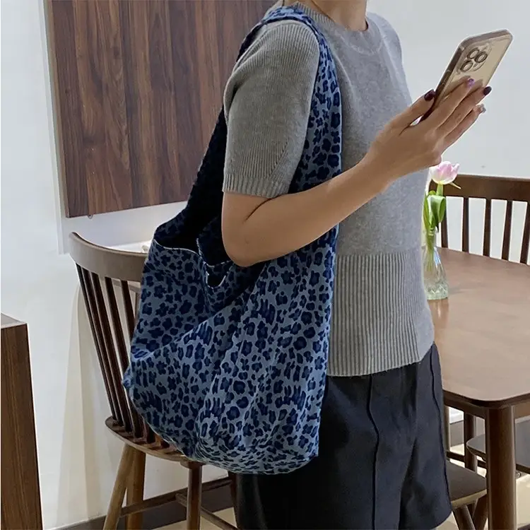 2025 Spring/Summer Leopard Print Tote Bag for Women â feature 15