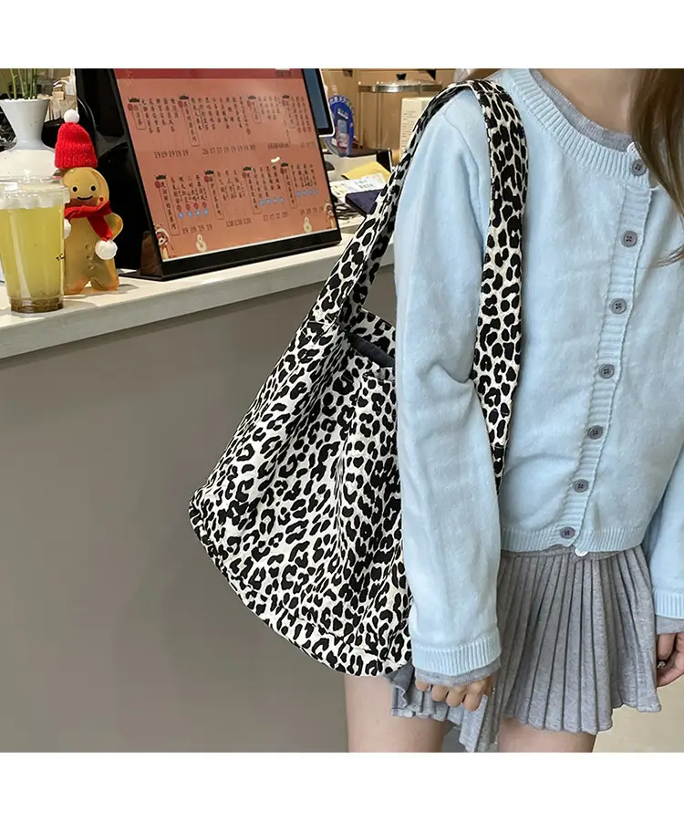 2025 Spring/Summer Leopard Print Tote Bag for Women â feature 26