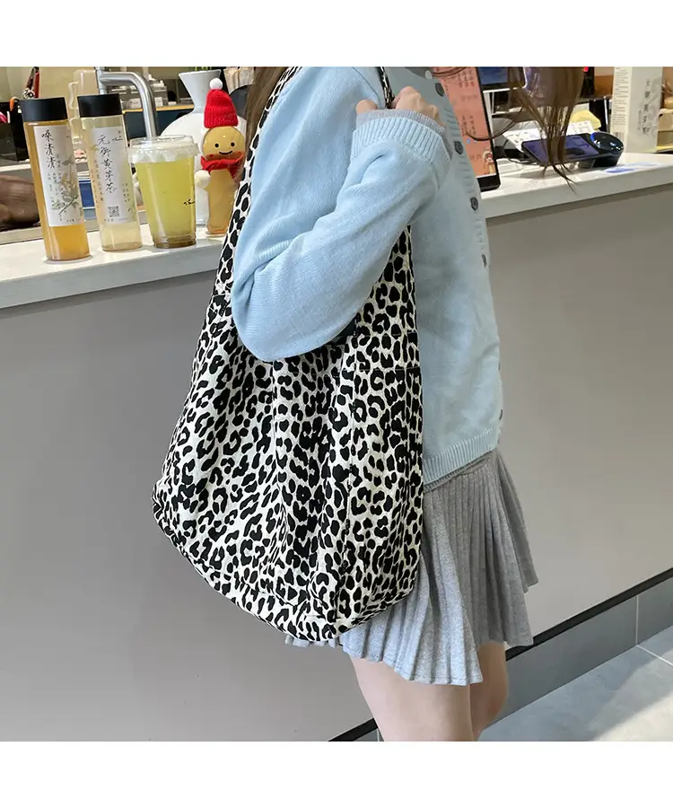 2025 Spring/Summer Leopard Print Tote Bag for Women â feature 27