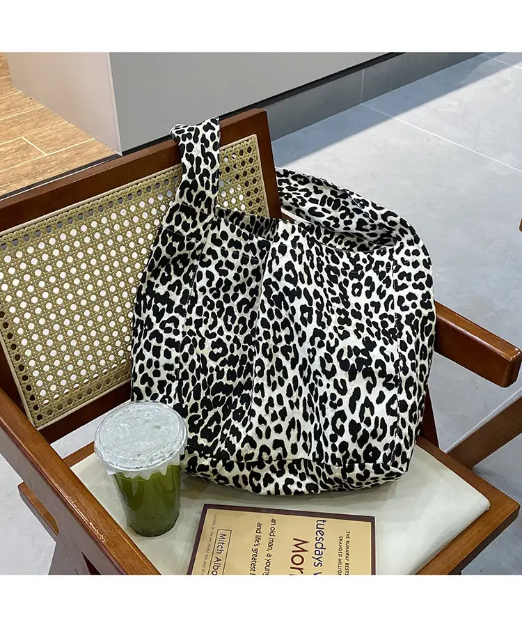 2025 Spring/Summer Leopard Print Tote Bag for Women â feature 29