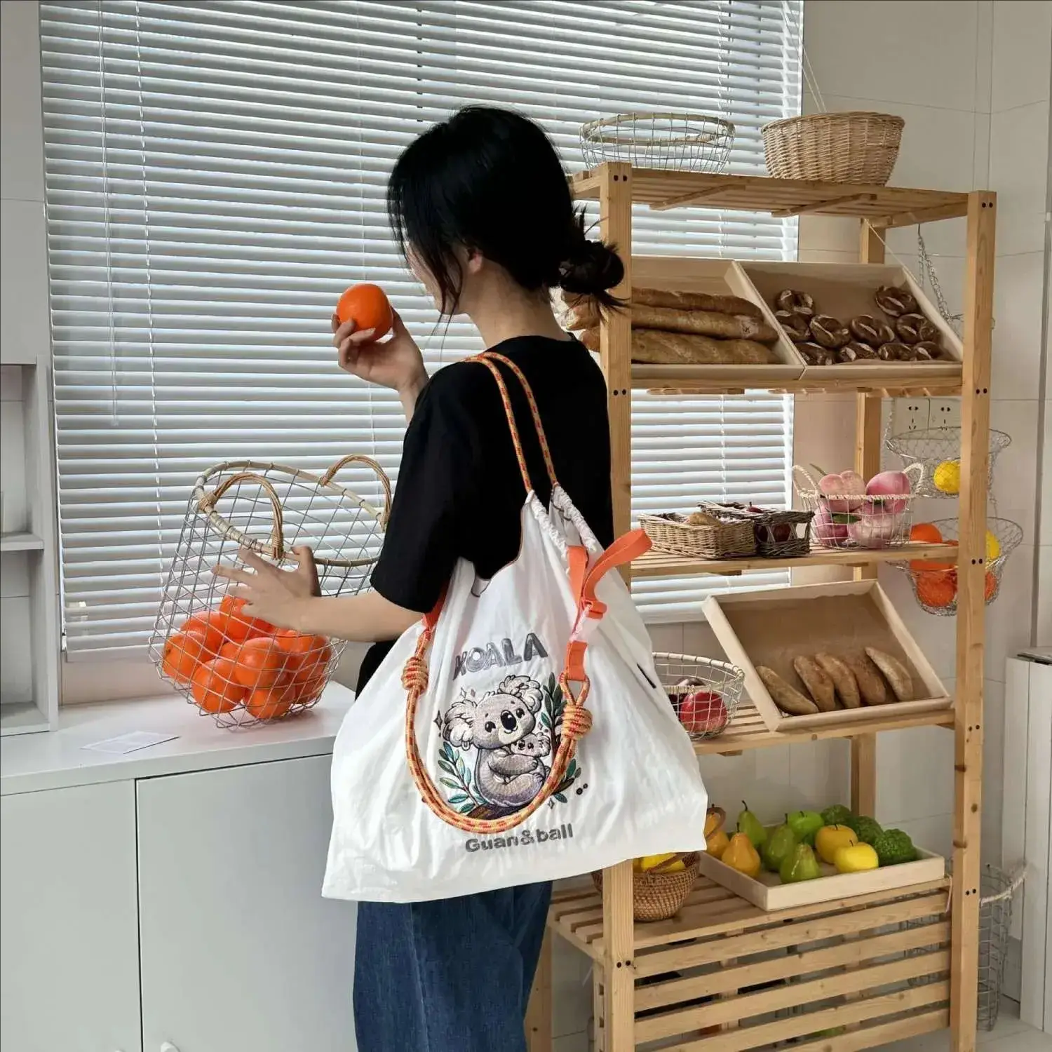 Celebrity Cartoon Eco-Friendly Nylon Shoulder Bag Women — feature 15
