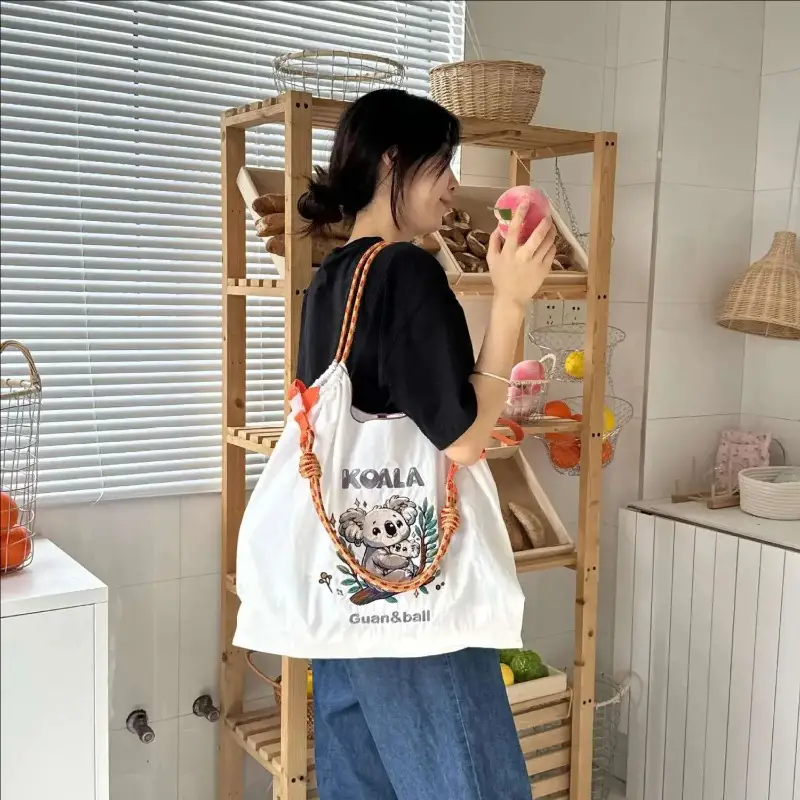 Celebrity Cartoon Eco-Friendly Nylon Shoulder Bag Women — feature 17