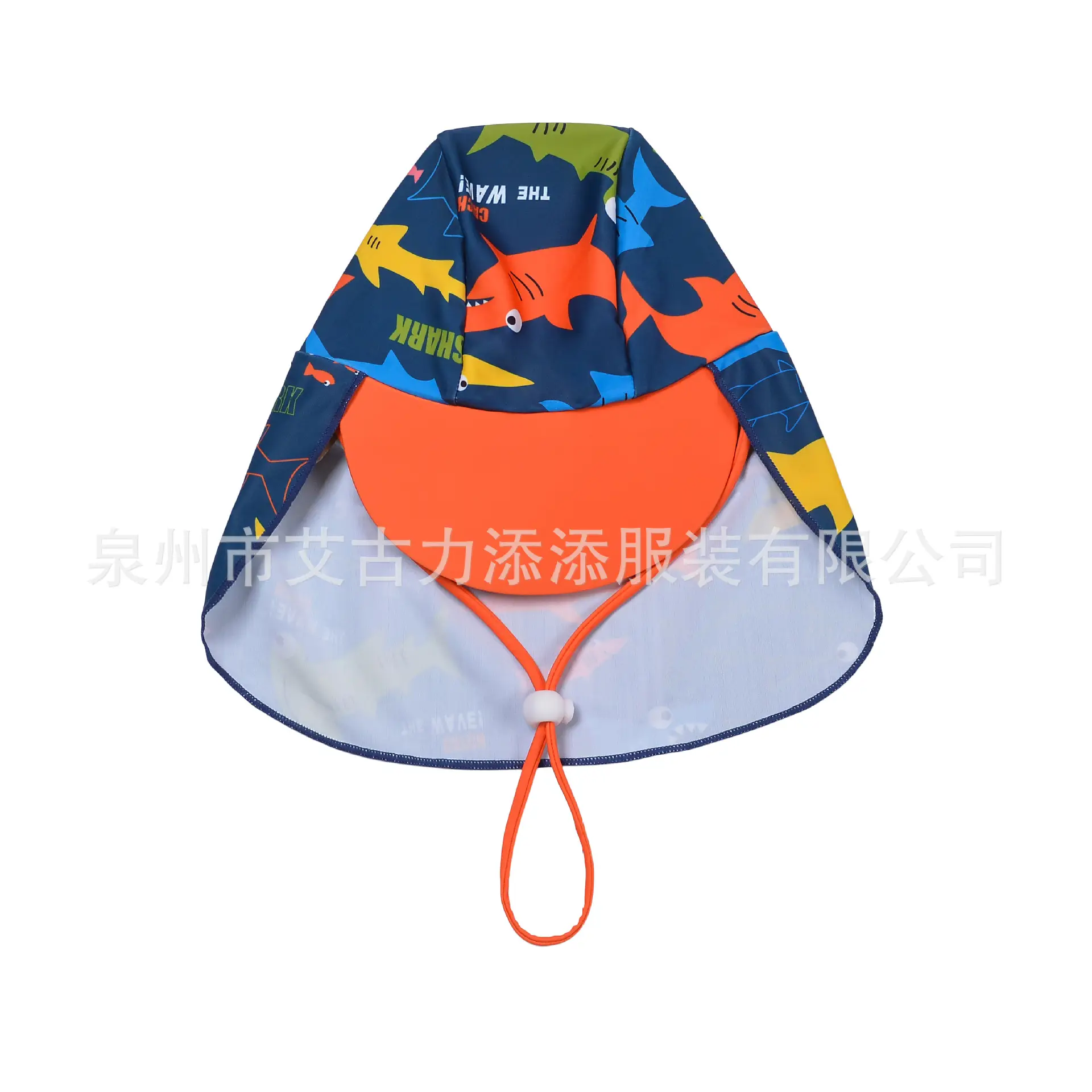 Pink Baby Sun Hat with Neck Strap for Boys Girls - Image 9