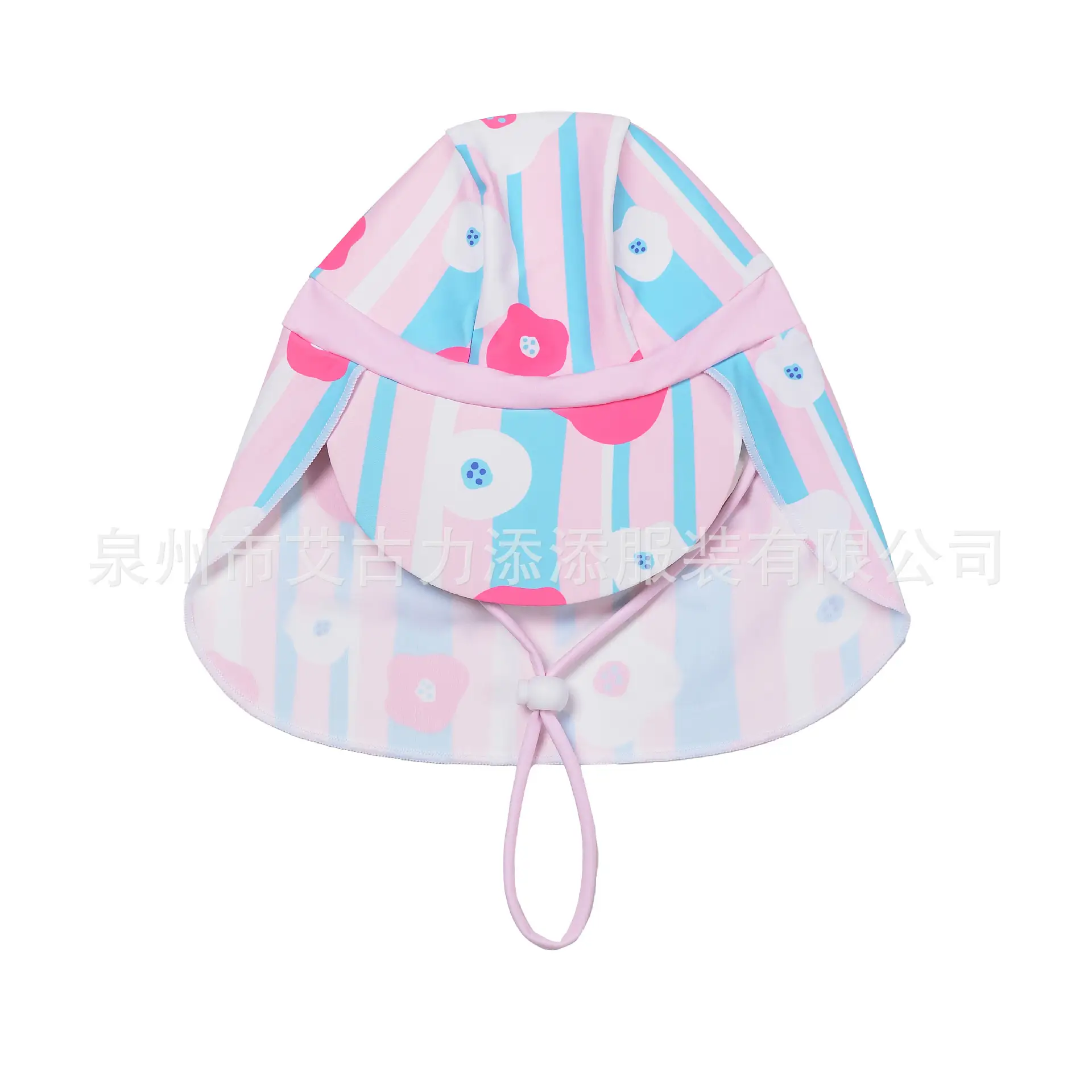 Pink Baby Sun Hat with Neck Strap for Boys Girls - Image 26