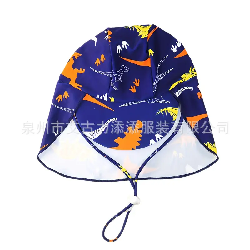 Pink Baby Sun Hat with Neck Strap for Boys Girls - Image 16