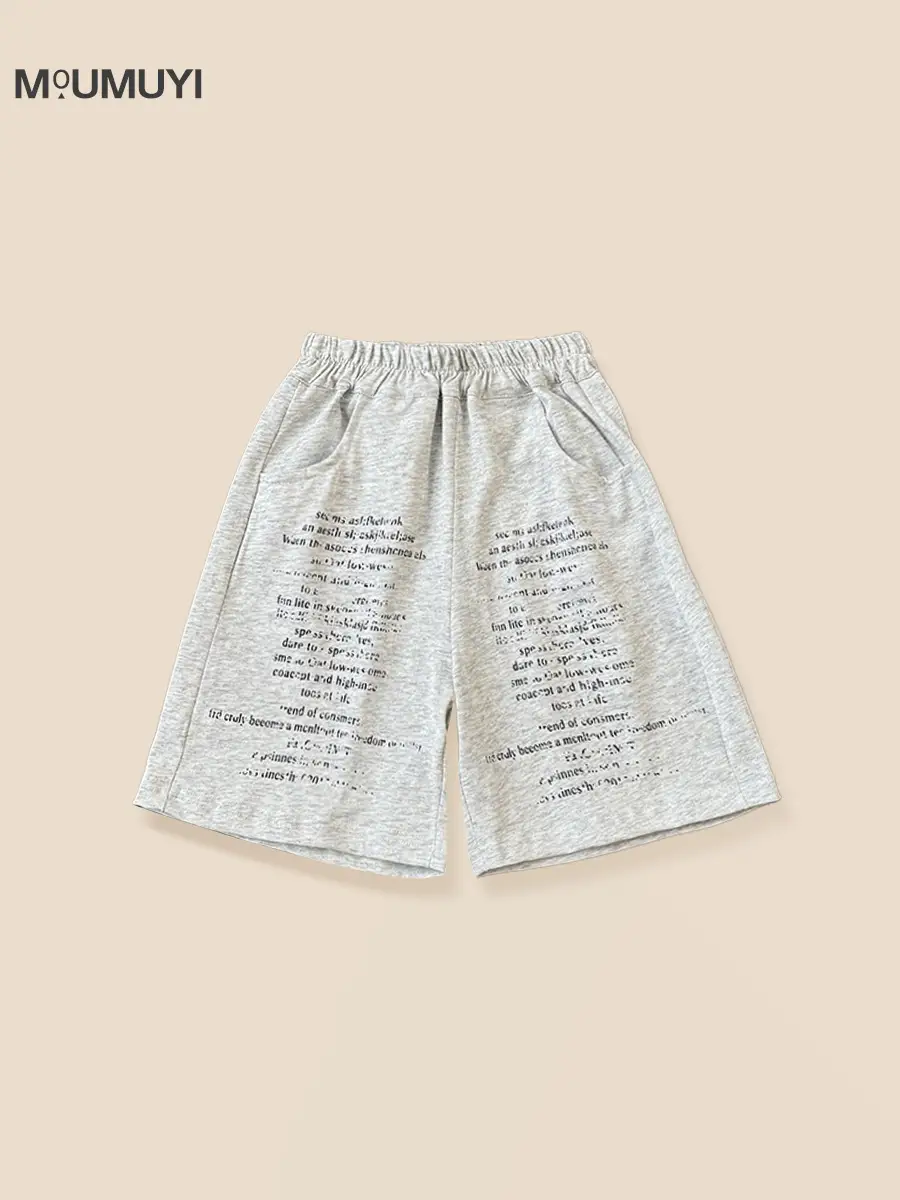 Boys Cotton Shorts Grey 2025 Summer - Image 6