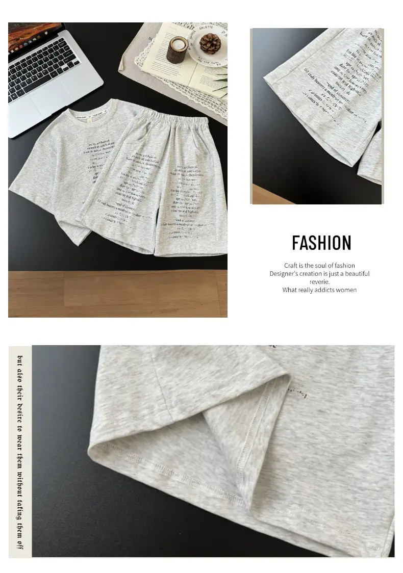 Boys Cotton Shorts Grey 2025 Summer — feature 13