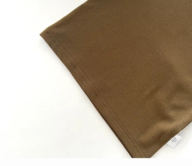 Boys Vest Sleeveless T-Shirt Brown All-match Top — feature 23