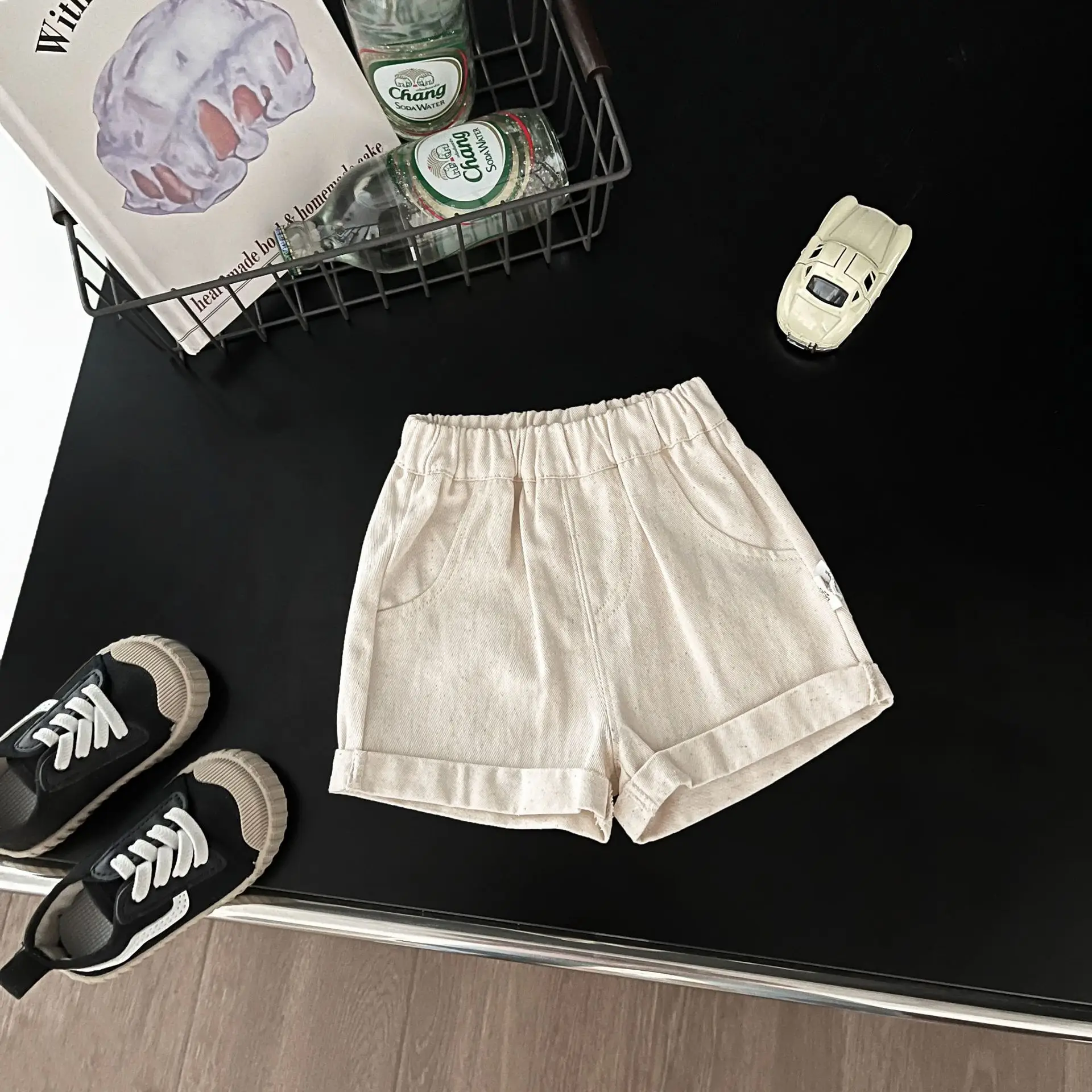Boys Vest Sleeveless T-Shirt Brown All-match Top