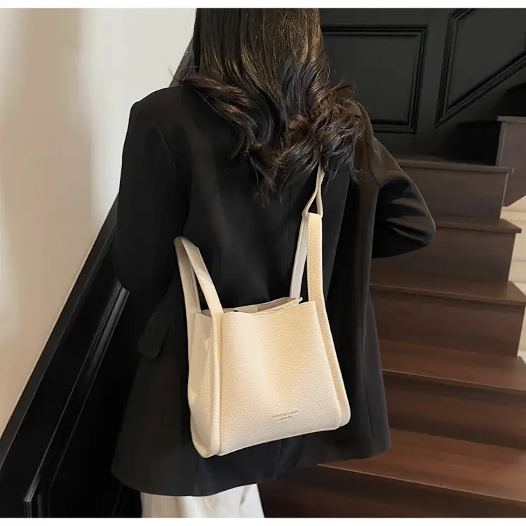 Pink Litchi Pattern Shoulder Crossbody Bag for Women — feature 35