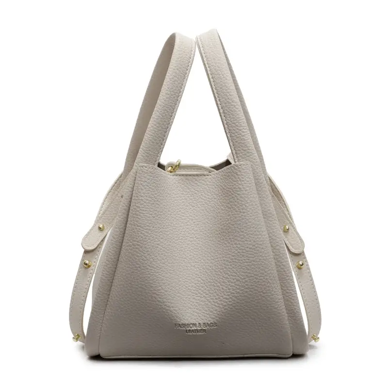 Pink Litchi Pattern Shoulder Crossbody Bag for Women - Image 2
