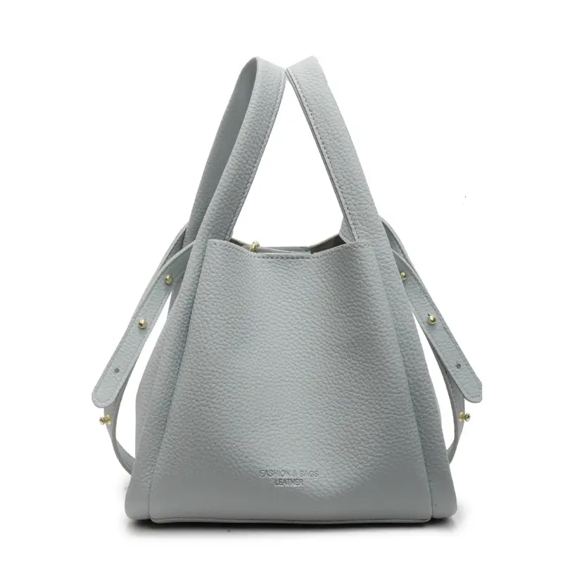 Pink Litchi Pattern Shoulder Crossbody Bag for Women - Image 4