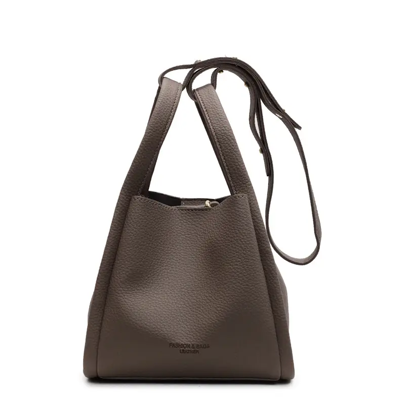 Pink Litchi Pattern Shoulder Crossbody Bag for Women - Image 6