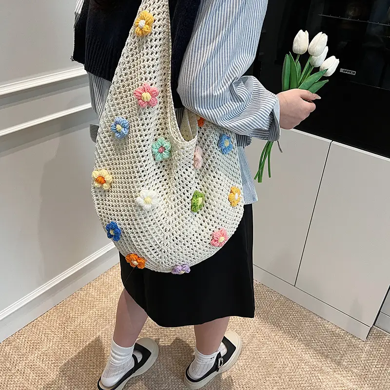 Women's New Niche Hollow Flower Bag - Image 5