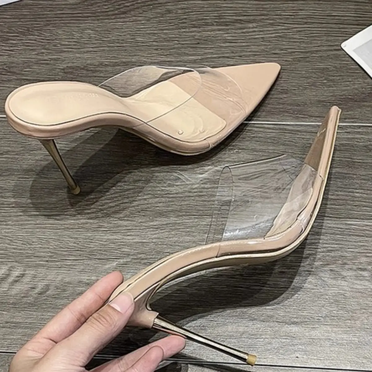 Transparent High Heels Slip-on Sandals 2025 - Image 3