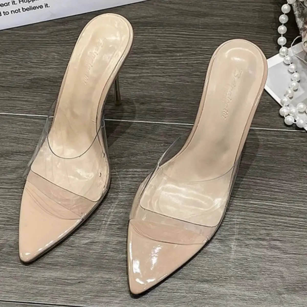 Transparent High Heels Slip-on Sandals 2025 - Image 4