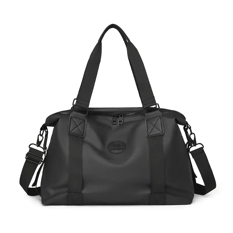 Portable Shoulder Travel Bag Large Capacity Black - Image 8