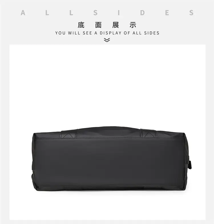 Portable Shoulder Travel Bag Large Capacity Black — feature 18