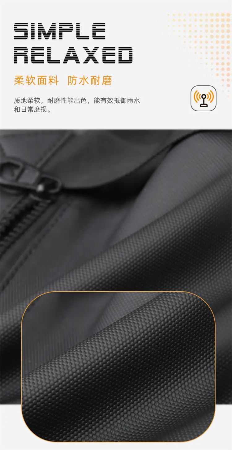 Portable Shoulder Travel Bag Large Capacity Black — feature 5