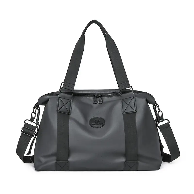 Portable Shoulder Travel Bag Large Capacity Black - Image 2