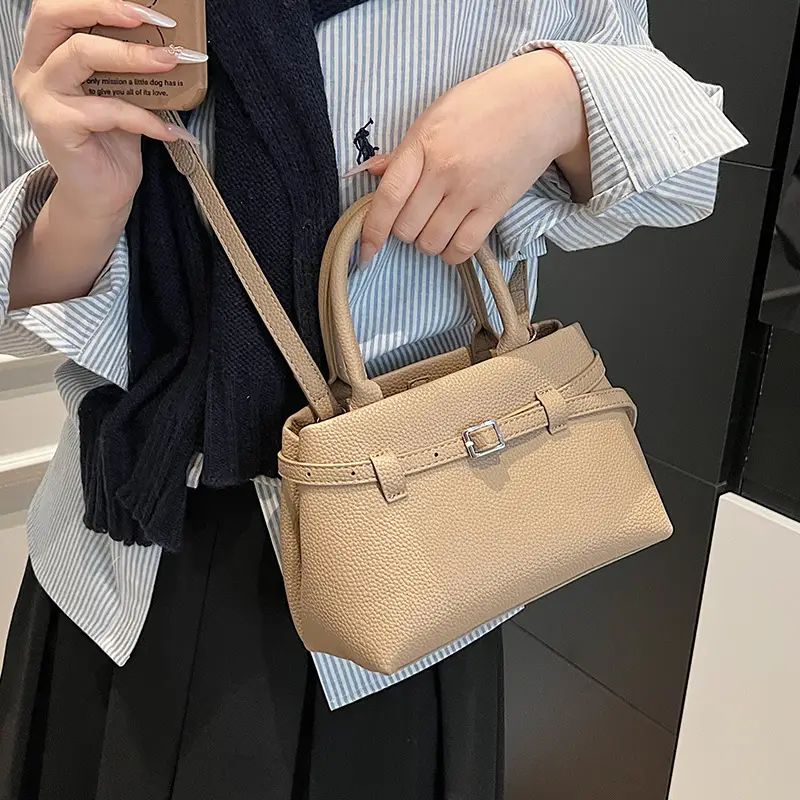 Beige Square Handbag for Women 2026 - Image 4