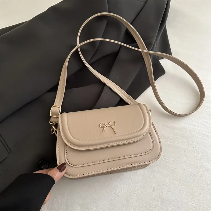 White Bow Crossbody Bag for Women 2025 - Image 2