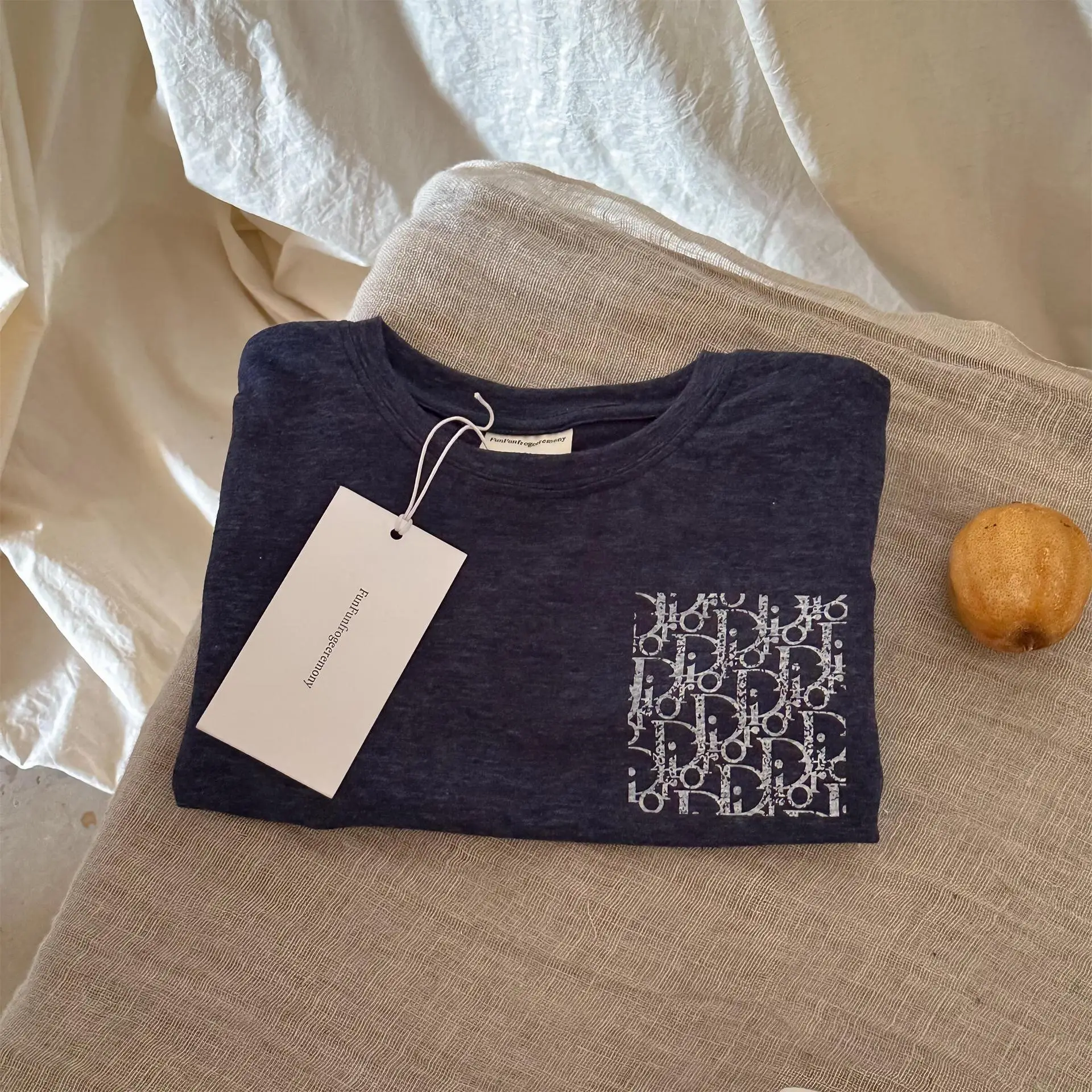Sweet Boy's Printed T-Shirt Set with Letter Embroidery — feature 17
