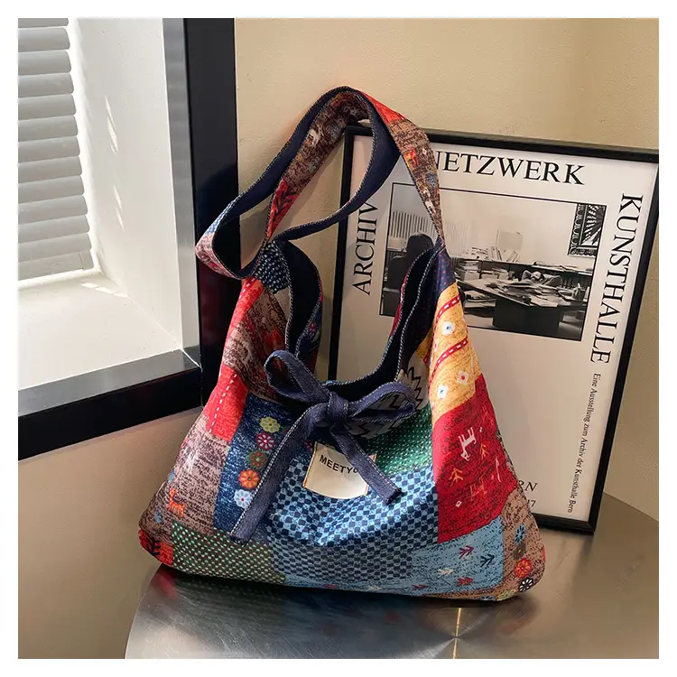 Double-sided Denim Underarm Bag 2025 New — feature 18