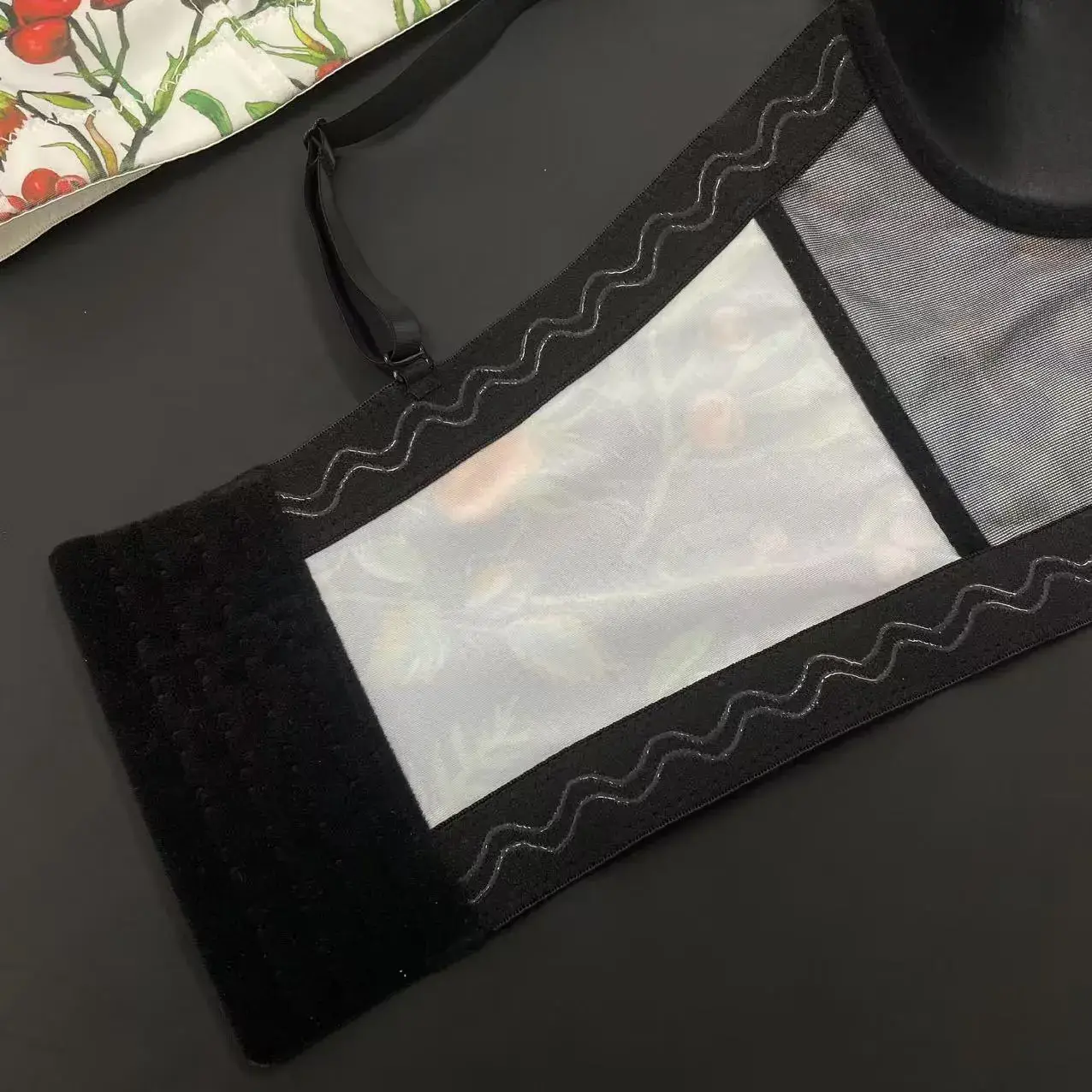 Cross-Border Printed Fishbone Bra Large Women — feature 4