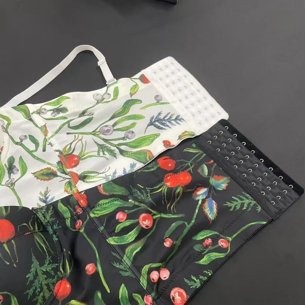 Cross-Border Printed Fishbone Bra Large Women — feature 5