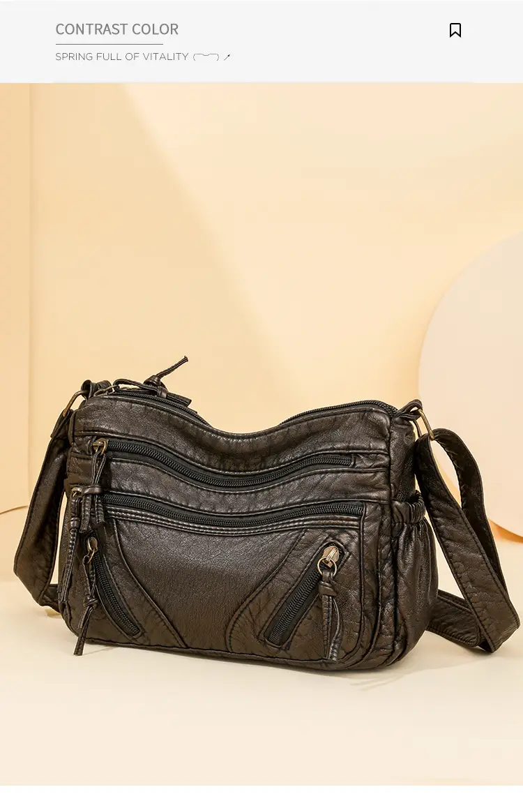 Women's Denim Crossbody Bag with Adjustable Strap — feature 16