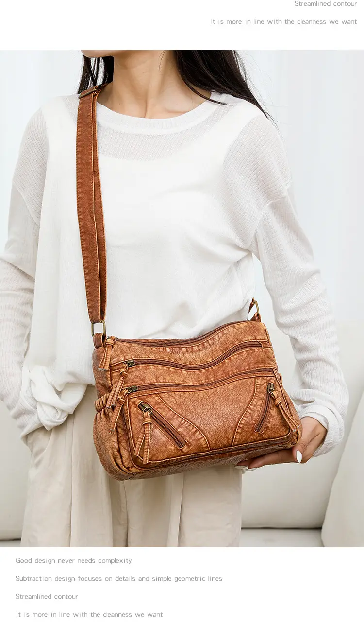 Women's Denim Crossbody Bag with Adjustable Strap — feature 24