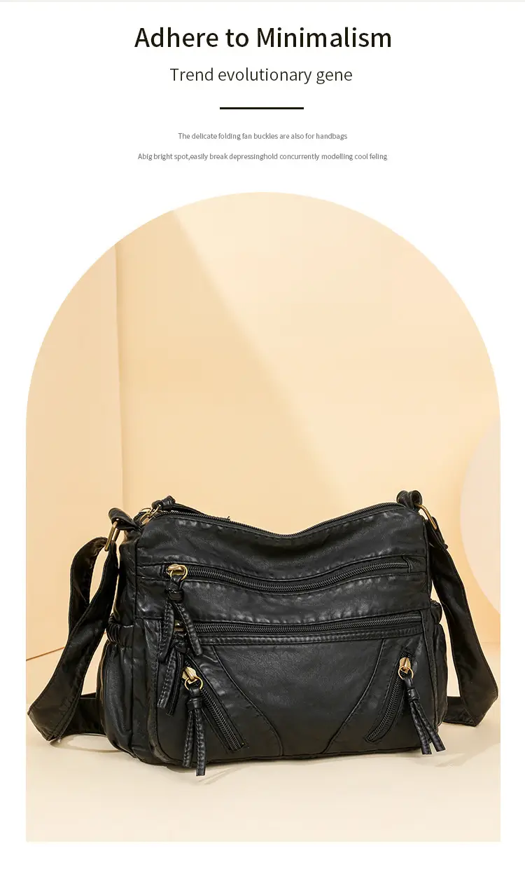 Women's Denim Crossbody Bag with Adjustable Strap — feature 6