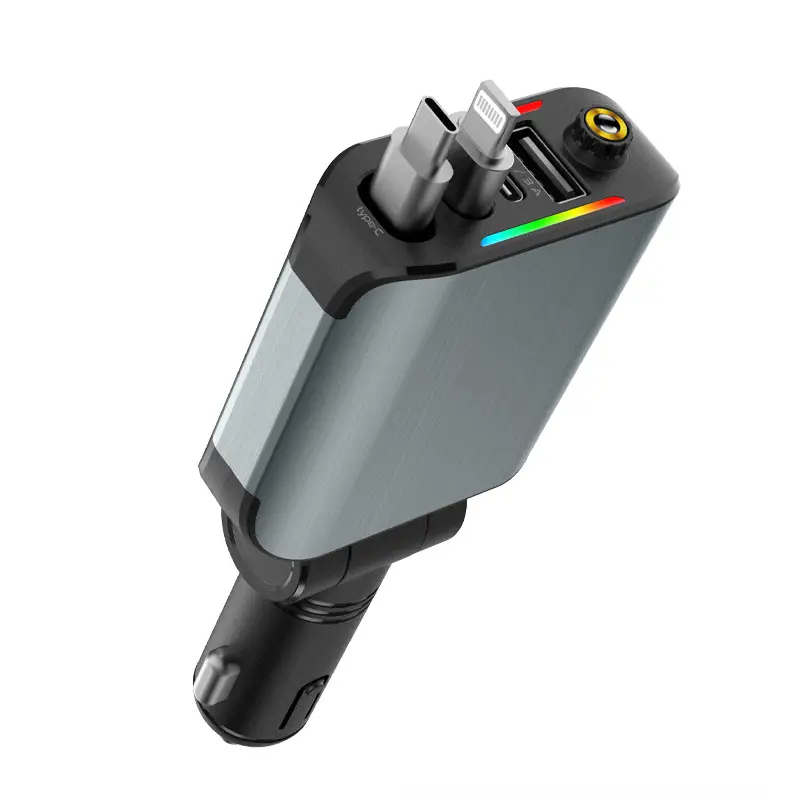 Cross-border E1 Purple Lamp Car Charger 120W Fast Charging - Image 6