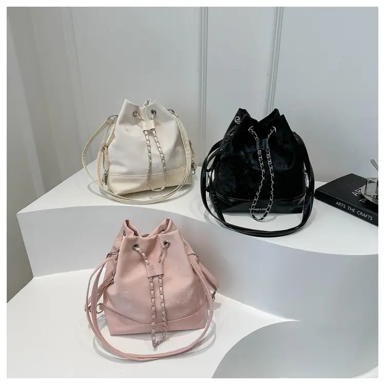 Pink Chain Zip Shoulder Bag for Women 2024 - Image 7