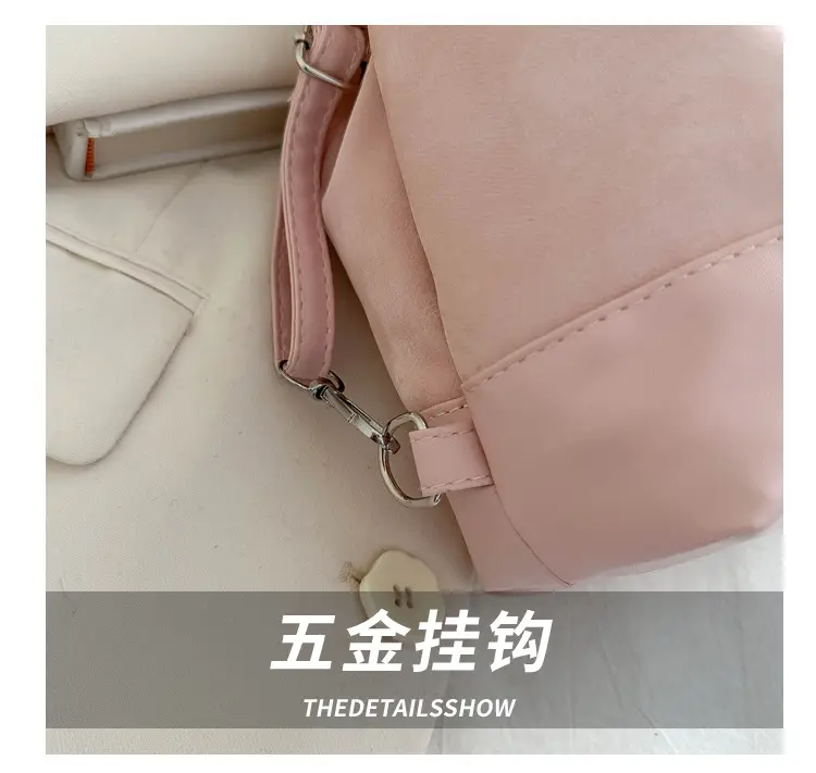 Pink Chain Zip Shoulder Bag for Women 2024 — feature 7