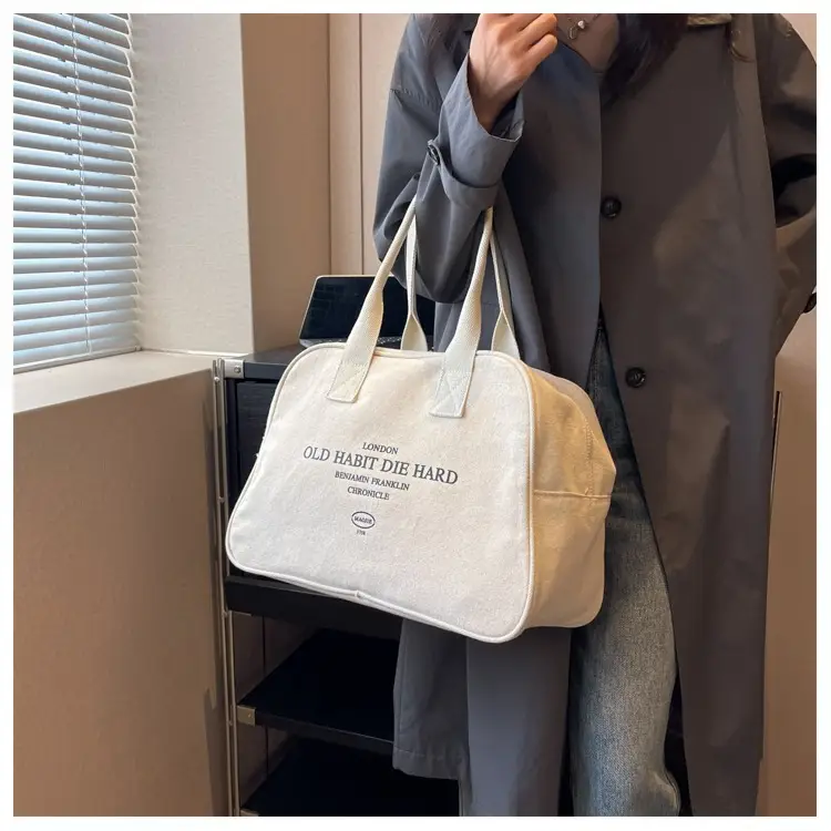 Retro Boston Canvas Travel Bag Women 2025 — feature 12