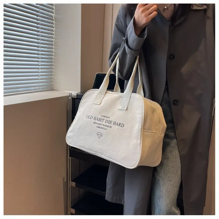 Retro Boston Canvas Travel Bag Women 2025 — feature 13