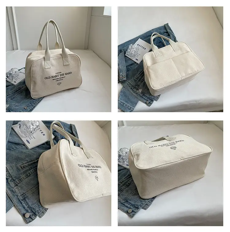 Retro Boston Canvas Travel Bag Women 2025 — feature 9