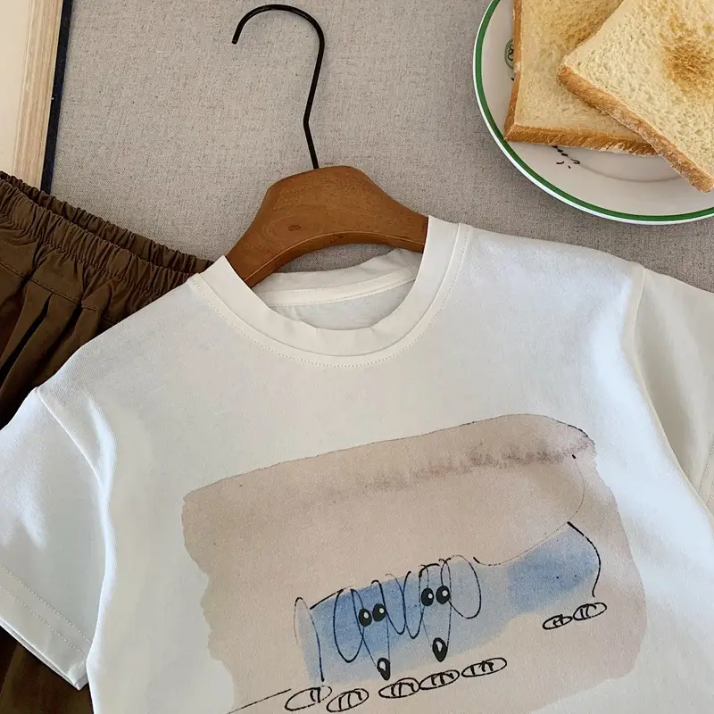 Boys Cotton Cartoon T-Shirt Summer 2025 - Image 3