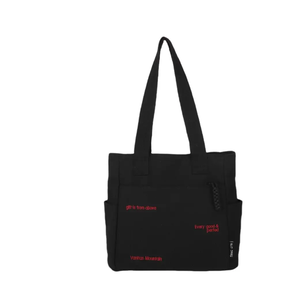 Women Canvas Shoulder Bag Large Capacity 2025 Spring Summer — feature 22