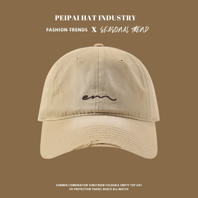 Japanese Style Big Head Baseball Cap Women's Big Brim Shade Shown Face Small All-match Retro Hard Top Cap Men's Fashionable - Image 11