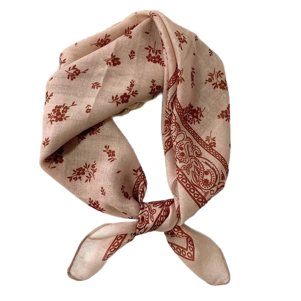 Plaid Leopard Print Scarf for Women Brown - Image 47