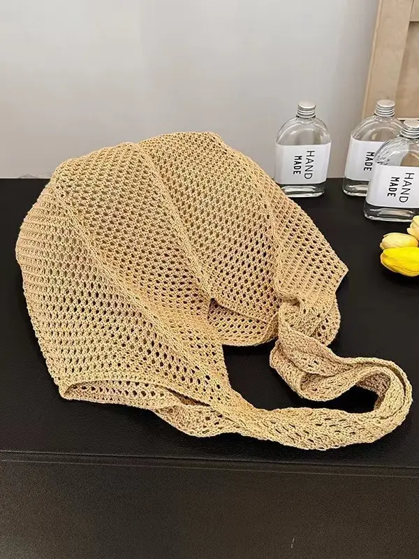 Women's Mesh Shoulder Bag Summer Travel Lightweight Portable — feature 8