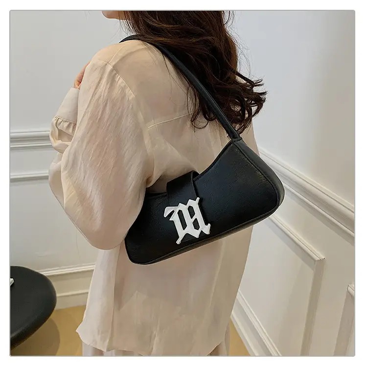 White Gold Logo Shoulder Bag for Women Spring 2025 — feature 12